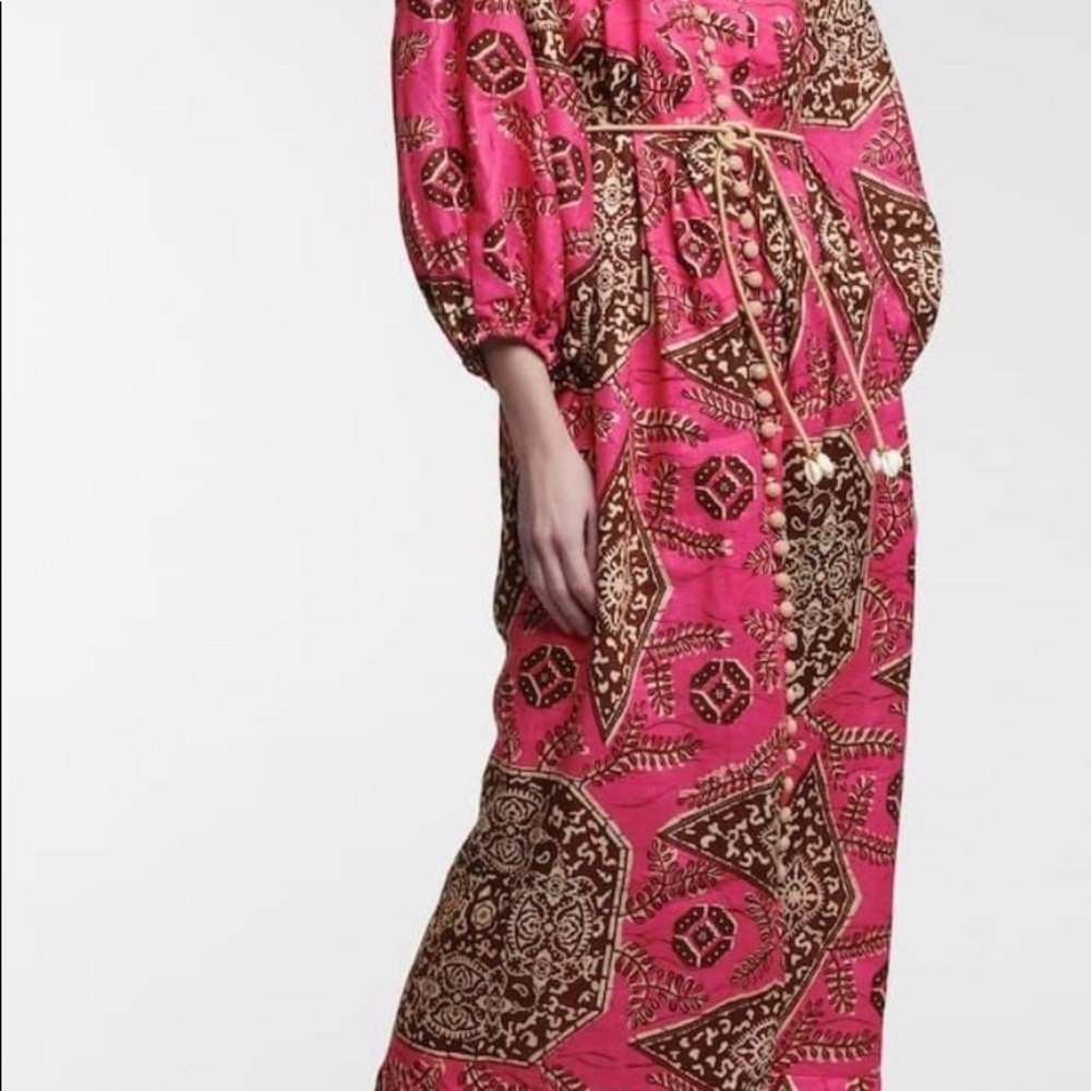 BNWT Zimmermann Lulu plunge midi dress
